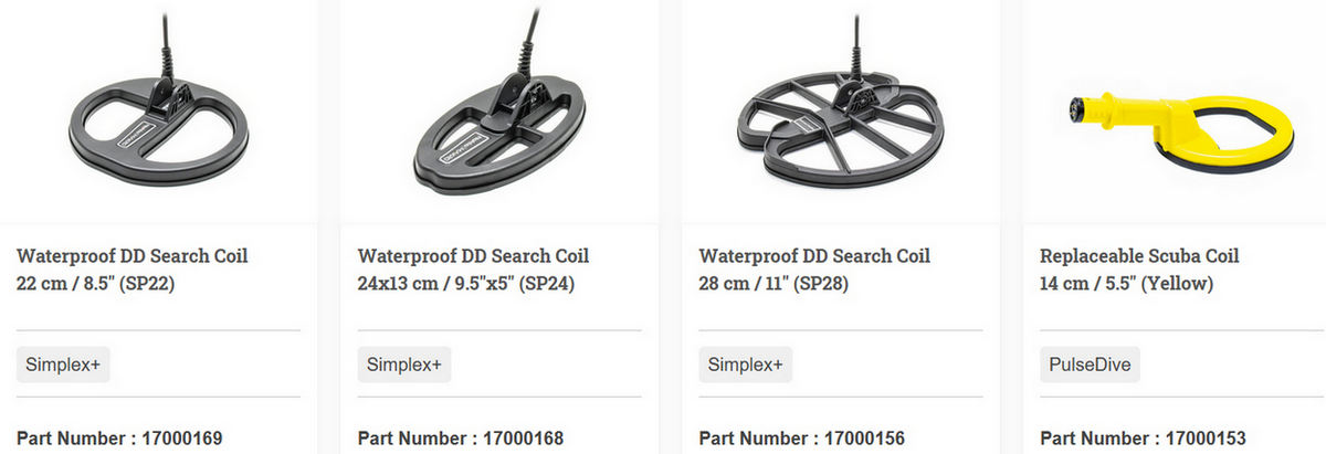 nokta search coils