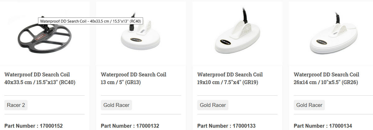 Nokta Search Coils